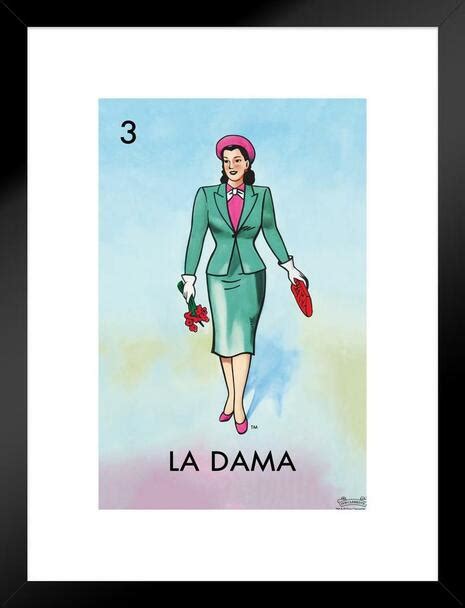 We did not find results for: 03 La Dama Woman Lady Loteria Card Mexican Bingo Lottery Matted Framed Wall Art Print 20x26 inch ...