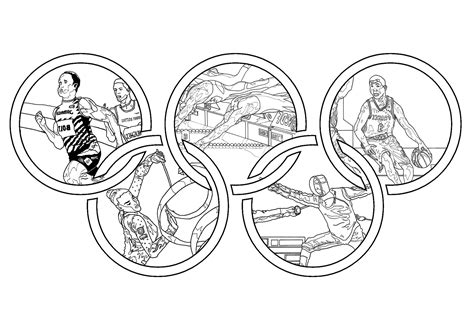 Loisirs Coloriage Jeux Olympiques Collection Idee De Coloriage
