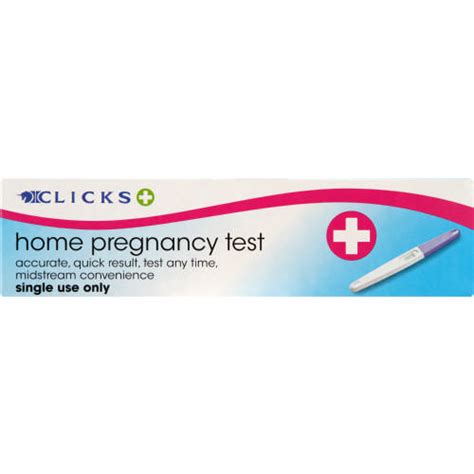 Clicks Early Detection Pregnancy Test 1 Test Clicks