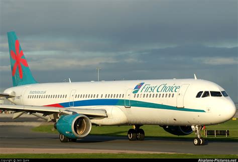 G Oope First Choice Airways Airbus A321 At Manchester Photo Id