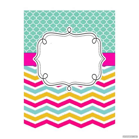 Math Binder Cover Templates Printable