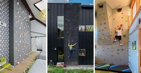 10 Modern Houses With Rock Climbing Walls Contemporist