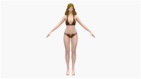 Woman Bikini 3d Turbosquid 1680464