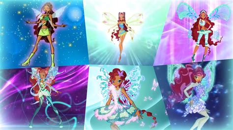 Winx Club Aishalayla All Full Transformations Up To Tynix Hd Youtube