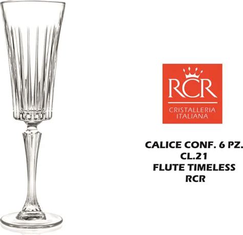 Rcr Cristallerie Calice Confezione Pezzi Cl Timeless Rcr Rcr
