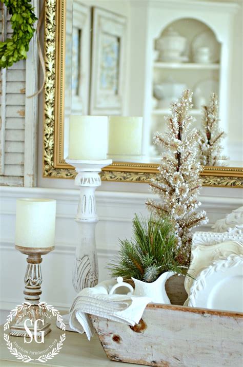 Bon Noel How To Create French Christmas Decor Small Tree In Antique
