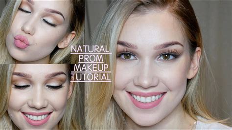 Natural Prom Makeup Tutorial Golden Justa Youtube