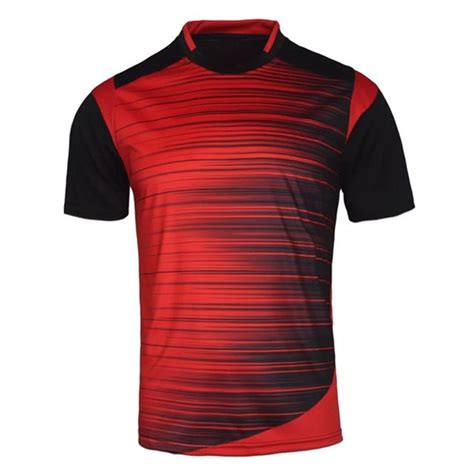 Camiseta Indoor Roja Unisex Ideal Para Cualquier Deporte Camisa De Fútbol Camisa Deportiva