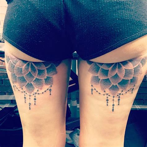 15 Cutest Back Of Thigh Tattoos For Women Tattoos Design Idea