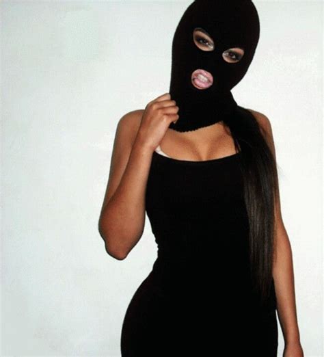Frequent special offers and discounts up to 70% off for all products! Ski Mask | We all wear a Mask | Gangster girl, Gangsta girl, Mask girl