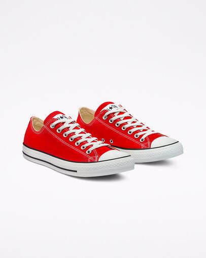 Converse Red Converse Foot Locker The Converse Collection At Asos