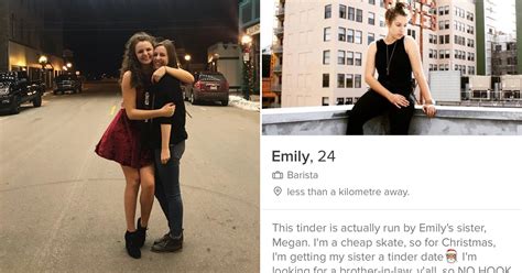 Girl Creates Her Sister A Tinder And Helps Her Score A Date Thechive
