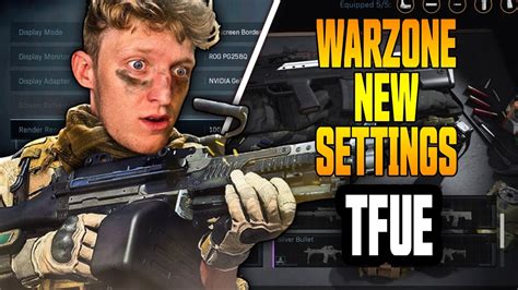 Tfue Warzone Settings Keybinds And Setup New Update 2021 Youtube