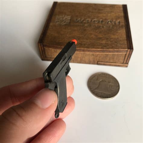 Miniature Gun M17 Black Scale 14 Pinfire Gun Mini Gun M17 Etsy