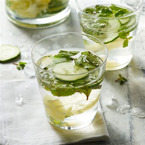 Lemon Cucumber And Mint Infused Water Recipe Eatingwell