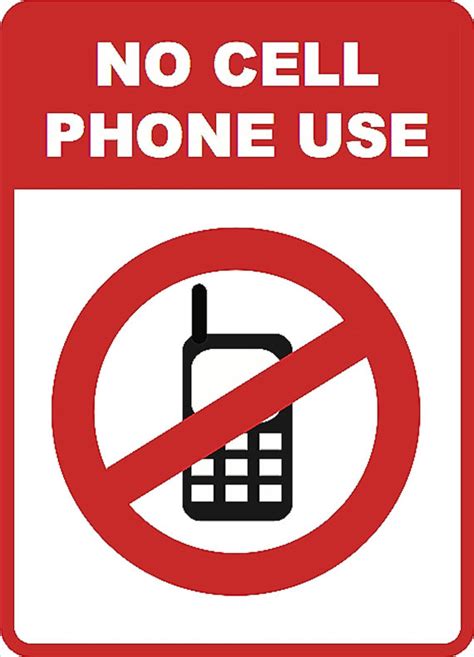 No Cell Phone Signs To Print Clipart Best