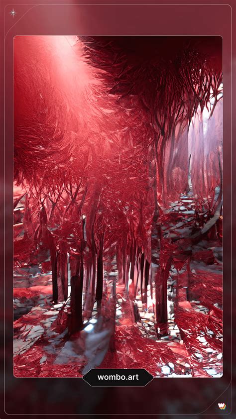 After Walking Through A Portal You Awaken In A Strange Red Forest It Seems Alien In Nature It