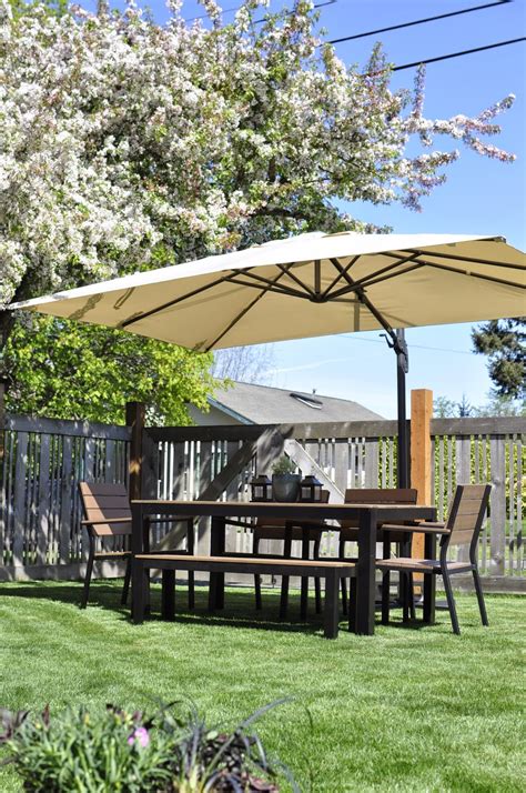 Product title ikayaa 6pc patio dining furniture set with included. Ikea Patio Umbrella Recommendation - HomesFeed