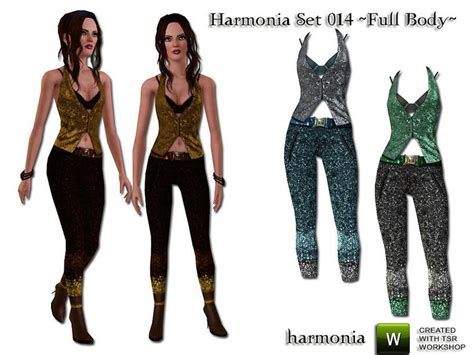 The Sims Resource Harmonia Set 014 ~full Body~