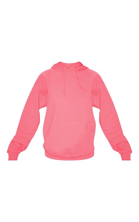 Pink Ultimate Oversized Hoodie Tops Prettylittlething Ie