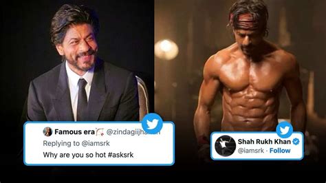 Why Are You So Hot Fan Asks During Asksrk Shah Rukh Khan Gives Hilarious Reply In Series Of