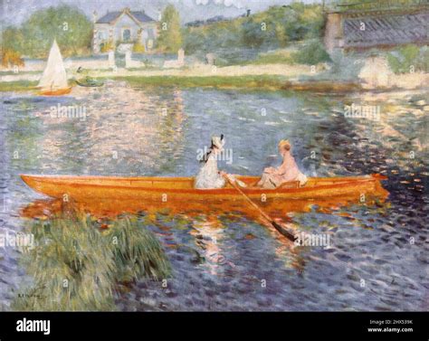 Auguste Renoir La Yole 1878 Seine Bei Asnères Das Boot Le Skiff