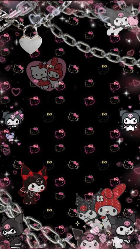 kuromi wallpaper hello kitty iphone wallpaper emo wallpaper kitty images and photos finder