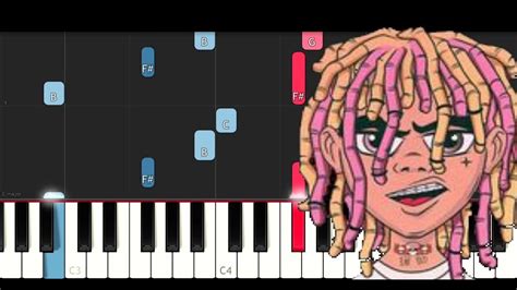 Lil Pump Flex Like Ouu Easy Piano Tutorial Youtube