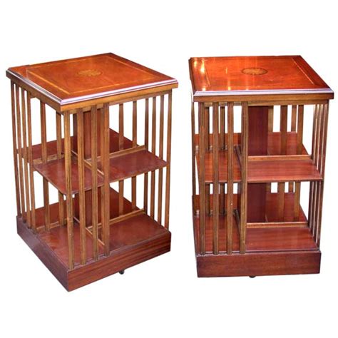 Shop items you love at overstock, with free shipping on everything* and easy returns. Pair Square Rotating Book Shelf End Tables at 1stdibs