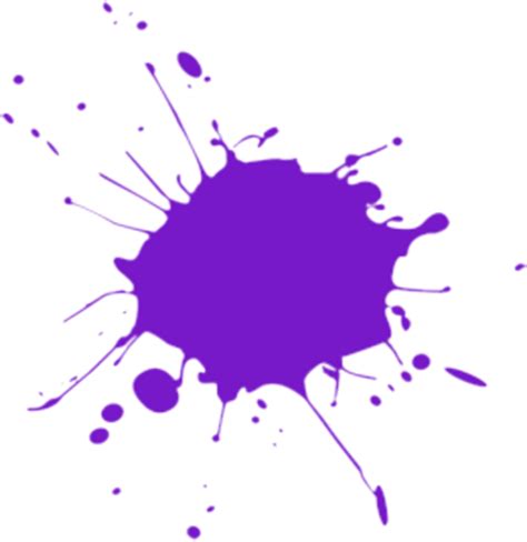 Purple Paint Splatter Png Transparent Background Free Download 33316