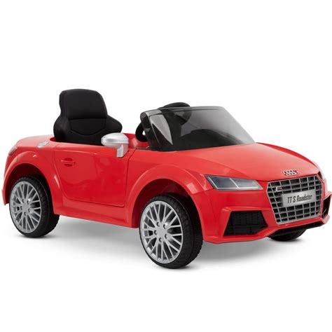 12v Audi Electric Battery Powered Ride On Car For Kids Red Walmart