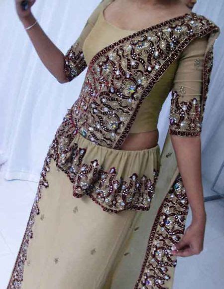 Modern Sri Lankan Saree Blouse Designs Kandyan Style Saree Blouse
