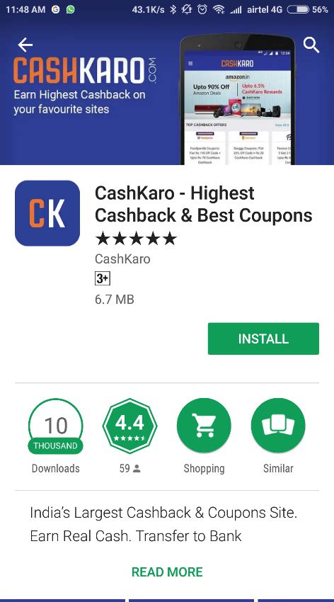 Cashkaro Launches Mobile Cashback App Brings Indias Largest Savings Destination To Your