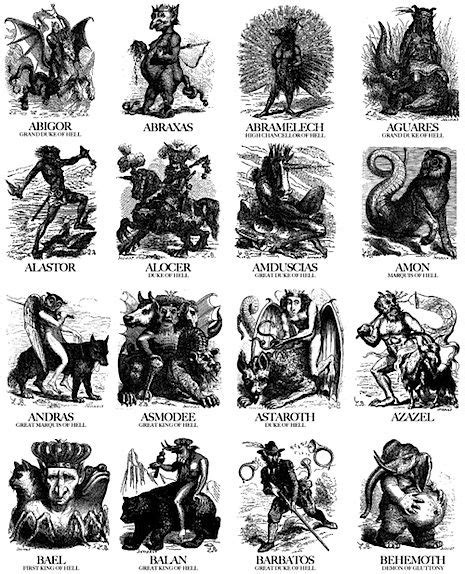 El “diccionario Infernal” Uno De Los Catálogos De Demonios Más