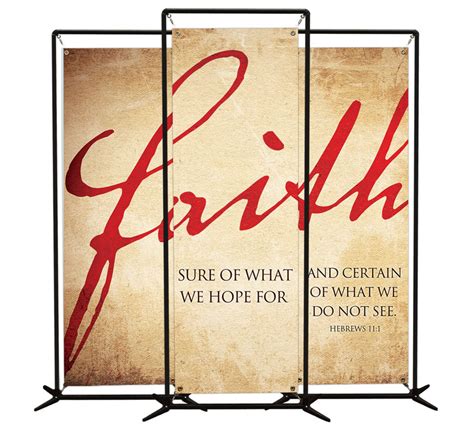 Faith Triptych Banner Church Banners Outreach Marketing