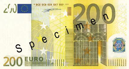 Neue scheine gibt es bald nicht mehr. Der 200 Euro-Schein - EU-Info.de