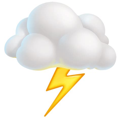 🌩️ Cloud With Lightning On Twitter Emoji Stickers 131