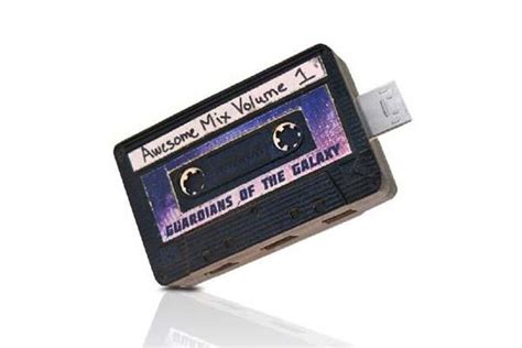 Guardians Of The Galaxy Awesome Mixtape Volume 01 Usb Flash Drive With