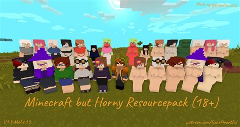 Minecraft But Horny Resourcepack 18 Pack V13 Mobs 50 Adult Gaming