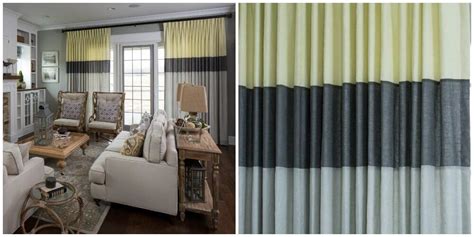 Decorating With Horizontal Striped Drapes