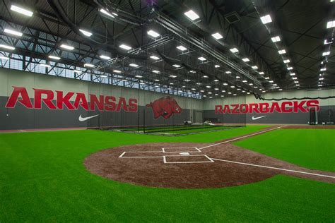 Indoor baseball & sports facility design | on deck sports. Fowler Family Baseball & Track Training Center | Arkansas ...
