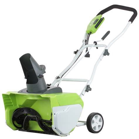 Greenworks 20 In Single Stage Push Electric Snow Blower At