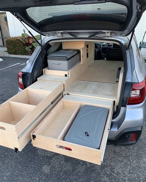 Making Cabinets For Cars Truck Bed Camping Suv Camping Suv Storage