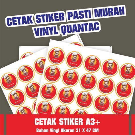 Jual Cetak Stiker Vinyl Quantac A Shopee Indonesia