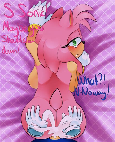 Rule 34 Amy Rose Anthro Ass Big Breasts Big Butt Blush