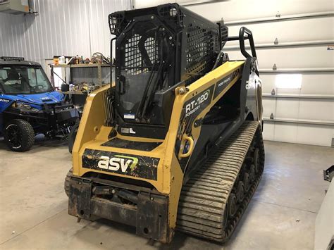 2016 Asv Rt120 Forestry Compact Track Loader For Sale 650 Hours