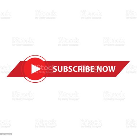 Subscribe Now Button Vector Graphic Stock Illustration Download Image