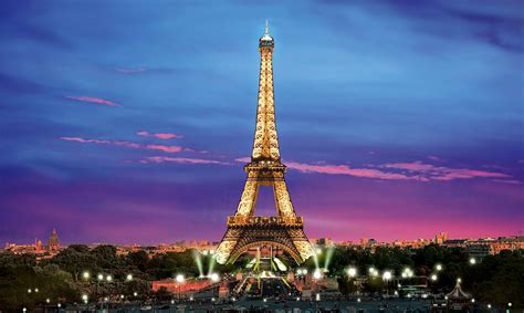 Eiffel Tower Paris At Night
