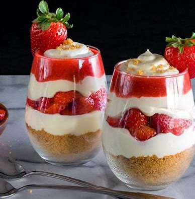 Découvrez le parfait à la fraise un dessert léger délicieux et incroyablement simple à