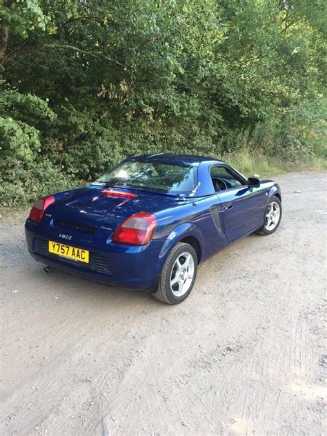 Toyota Mr2 Roadster Vvti 18 Convertible 2001 Blue 3 Owners